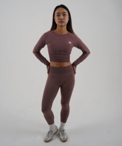 Crop Top and Leggings Long Sleeves